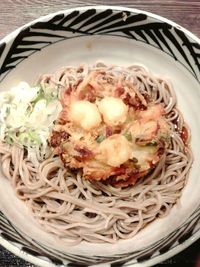 Close-up of noodles in bowl