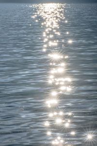 Full frame shot of rippled water in lake