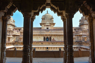 Jahangir mahal in orchha, madhya pradesh, india.