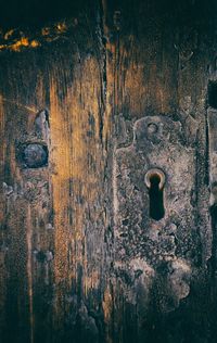 Close-up of weathered wall