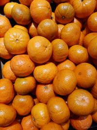 Full frame shot of oranges