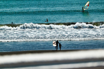 People on beach