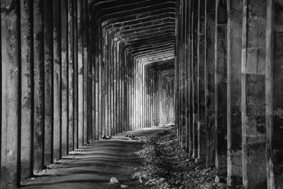 Historic empty colonnade