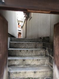 View of stairs