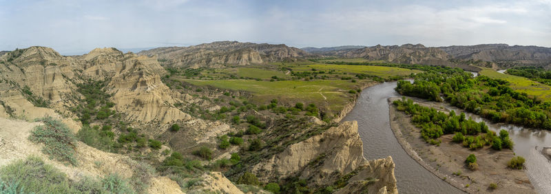 Panoramic view of landscape against sky