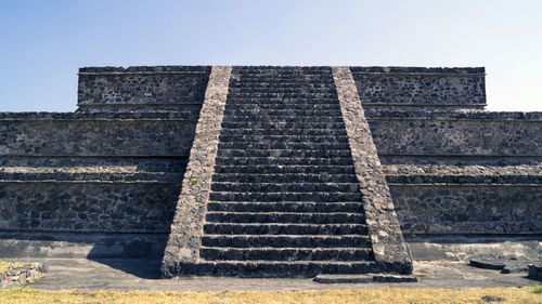 Low angle view of historical building