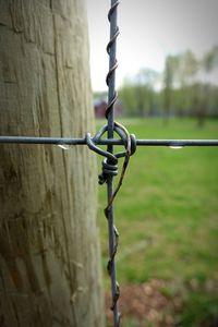 Close-up of chainlink fence