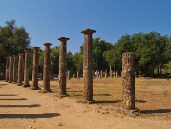 View of cemetery