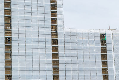 Low angle view of building against sky