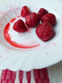 Close-up of strawberries