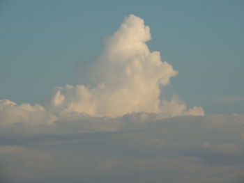 Low angle view of clouds in sky