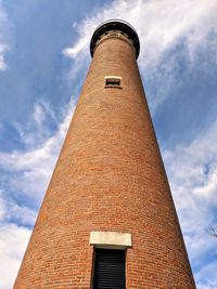 Low angle view of building against sky