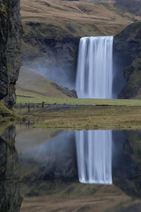 View of waterfall