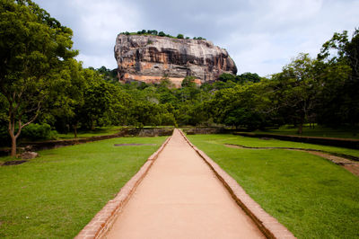 View of old ruins