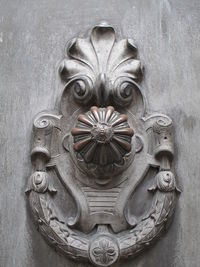 Close-up of door handle