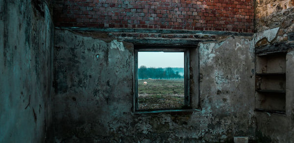 View of old abandoned building