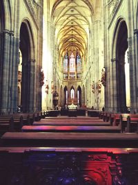 Interior of cathedral