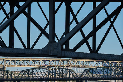 Low angle view of bridge