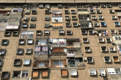 Full frame shot of residential building