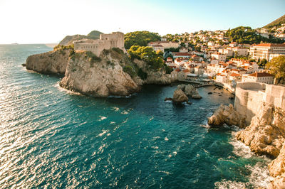 Picture taken on the dubrovnik wall during the summer.