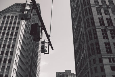 Low angle view of skyscraper