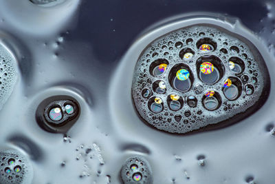 Close-up of bubbles