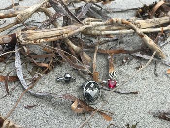 Close-up high angle view of ground