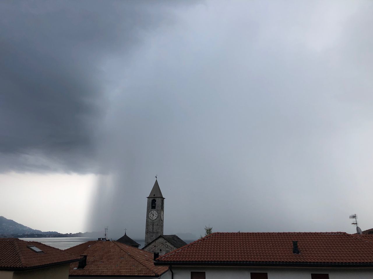 BUILDINGS IN TOWN AGAINST SKY