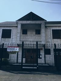 View of built structure against sky