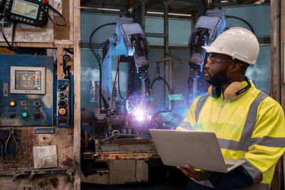 Man working