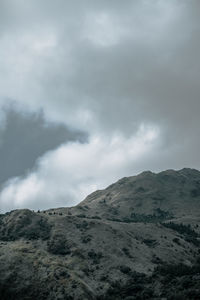 Scenic view of mountain against sky