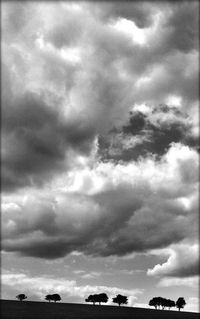 Scenic view of cloudy sky