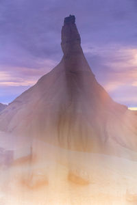 Bardenas reales. desierto de bardenas reales, desert of bardenas reales navarra spain this particular rock formation
