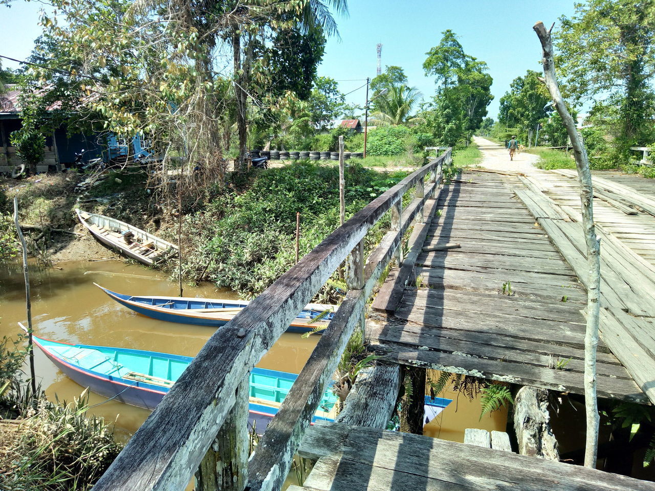 SCENIC VIEW OF CANAL AGAINST SKY