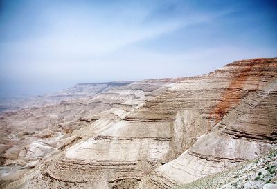 Scenic view of mountain against sky