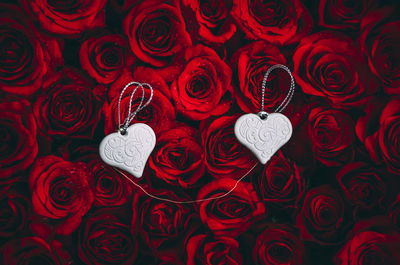 Close-up of rose bouquet