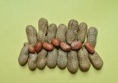 High angle view of vegetables on white background