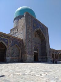 View of historical building against clear sky