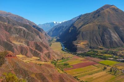 Scenic view of mountains