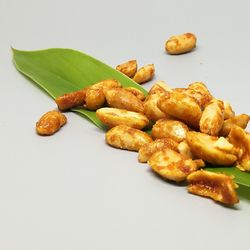 Close-up of food on white background