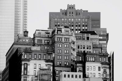 Low angle view of residential buildings