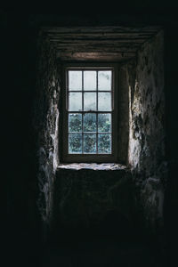 Interior of abandoned house