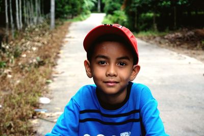 Portrait of cute boy