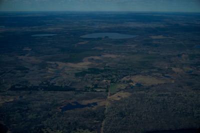 Aerial view of landscape