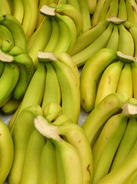 Full frame shot of bananas at market stall