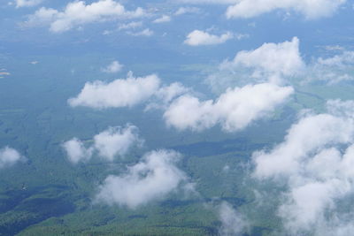 Low angle view of clouds in sky