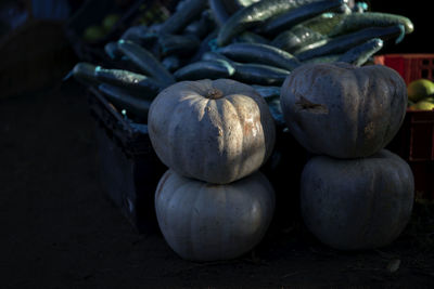 Close-up of fruits for sale at market stall