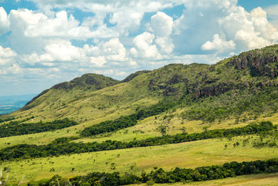 Scenic view of landscape against sky