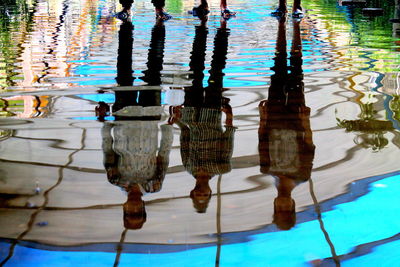 Close-up of swimming pool