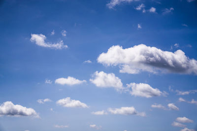 Low angle view of clouds in sky